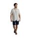 Mens Argino Stripe Short-sleeved Shirt Lichen Green Craghoppers-4