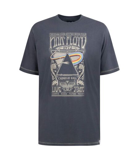 Mens d555 hanley pink floyd t-shirt gris foncé Duke