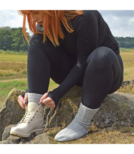Chaussettes de Lit Femme 100% Laine Chaudes Tricot
