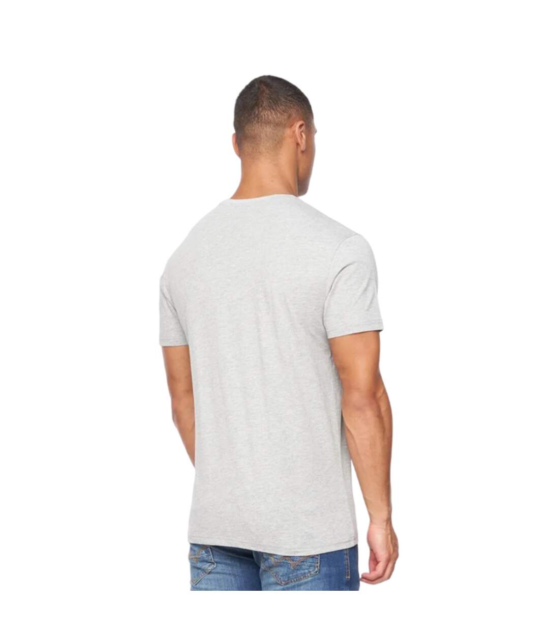 Pack of 5  Mens caplaz plain t-shirt  multicoloured Duck and Cover-2