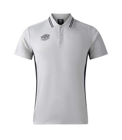 Mens pro training active polo shirt harbor mist/black Umbro
