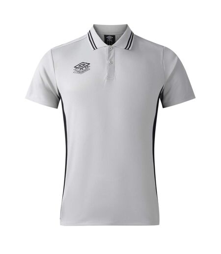 Mens pro training active polo shirt harbor mist/black Umbro