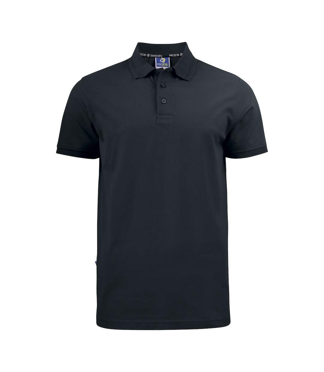 Mens Pique Polo Shirt Black Projob-1