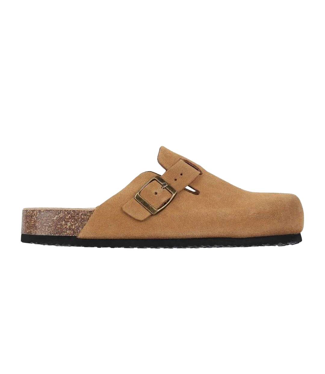 Womens/ladies Leather Mule Sandals Tan Jack Wills-1