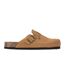 Womens/ladies Leather Mule Sandals Tan Jack Wills-1