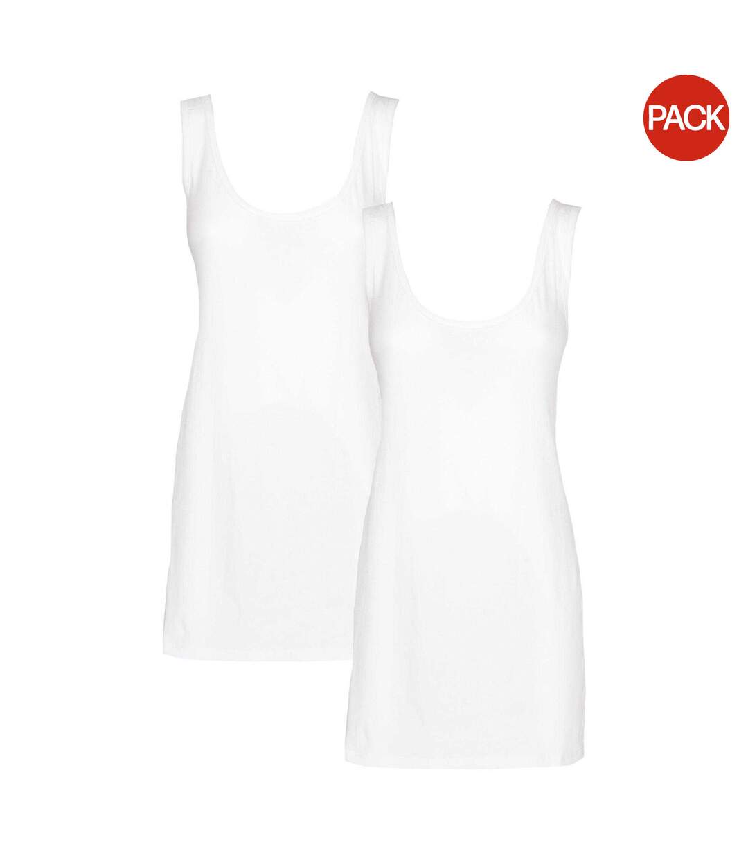 Débardeurs Femme Blanc Keanu-1