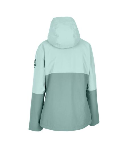 Veste imperméable quincy femme vert sarcelle pâle Trespass Trespass