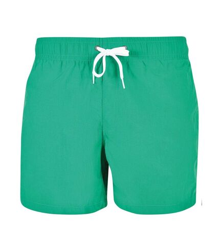 Build Your Brand Mens Swim Shorts (Forest Green) - UTRW8372