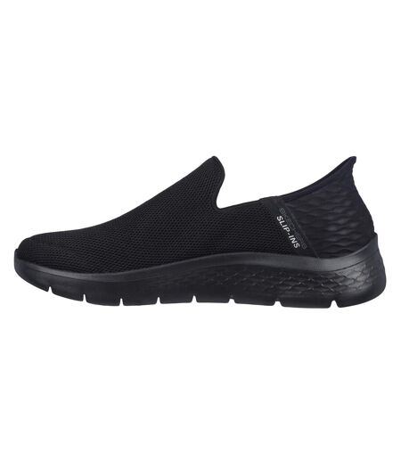 Mens go walk flex no hands trainers black Skechers