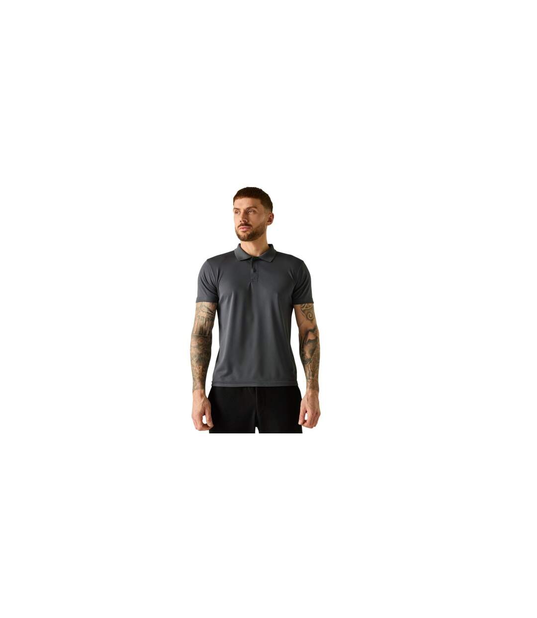 Polo Homme Gris Uni Regatta Professional-1