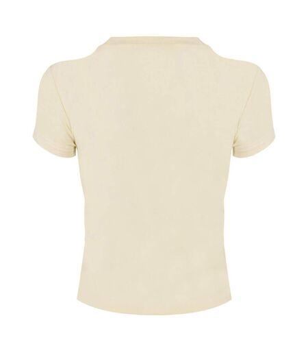 Womens/ladies Cropped T-shirt Coconut Milk Nike