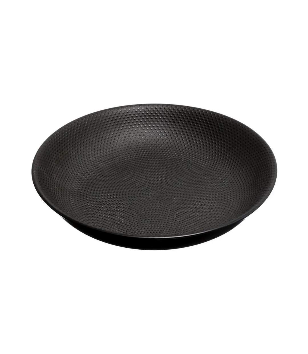 Lot de 6 Assiettes Creuses Caviar 20cm Noir-2