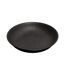 Lot de 6 Assiettes Creuses Caviar 20cm Noir-2