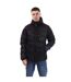 Mens Polyester Padded Jacket Blue Crosshatch-2