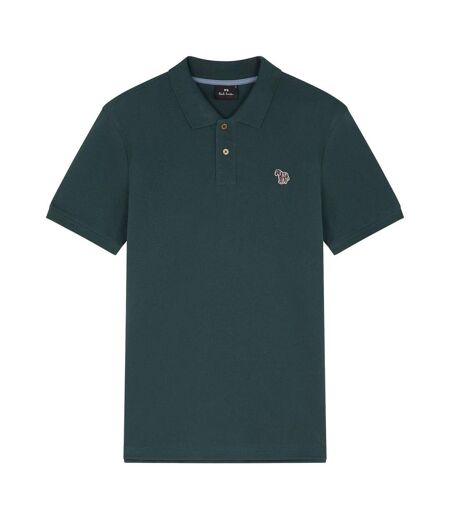 Mens Zebra Regular Polo Shirt Dark Green Paul Smith