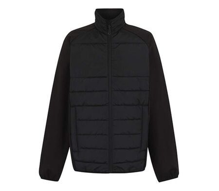 Doudoune hybride avec capuche - Homme - RG590 - noir