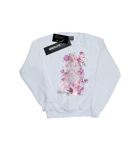 Disney Sweatshirt Femme/Madame Maleficent Mistress Of Evil Aurora Rose Bush (Blanc) - UTBI26464