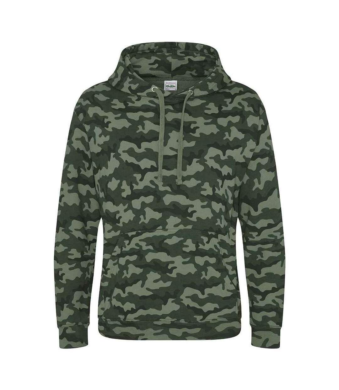 Sweat À Capuche Homme Vert Awdis-1