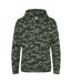 Sweat À Capuche Homme Vert Awdis-1