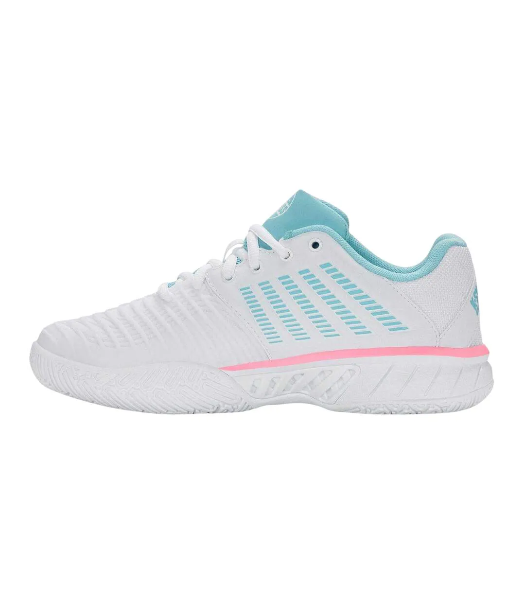 Womens/ladies Express Light 3 Padel Shoes White Neon Pink K-Swiss-3
