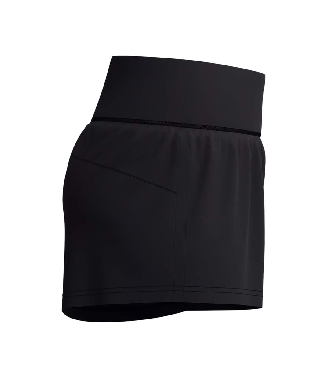 Womens/ladies Lookout Swim Shorts Black Speedo-3