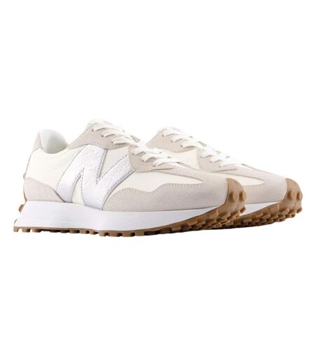 Baskets Femme Blanc Argenté New Balance