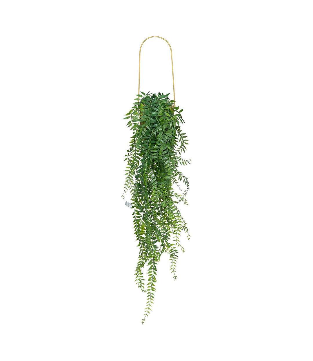 Plante Artificielle à Suspendre Le Collectionneur 82cm Or-1