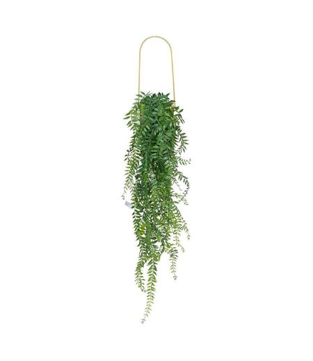 Plante Artificielle à Suspendre Le Collectionneur 82cm Or