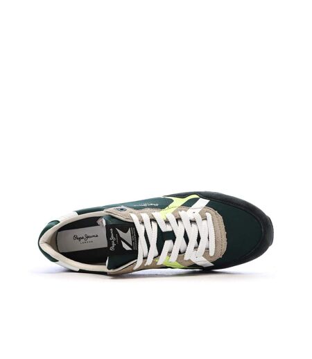Baskets verte homme pepe jeans brit road