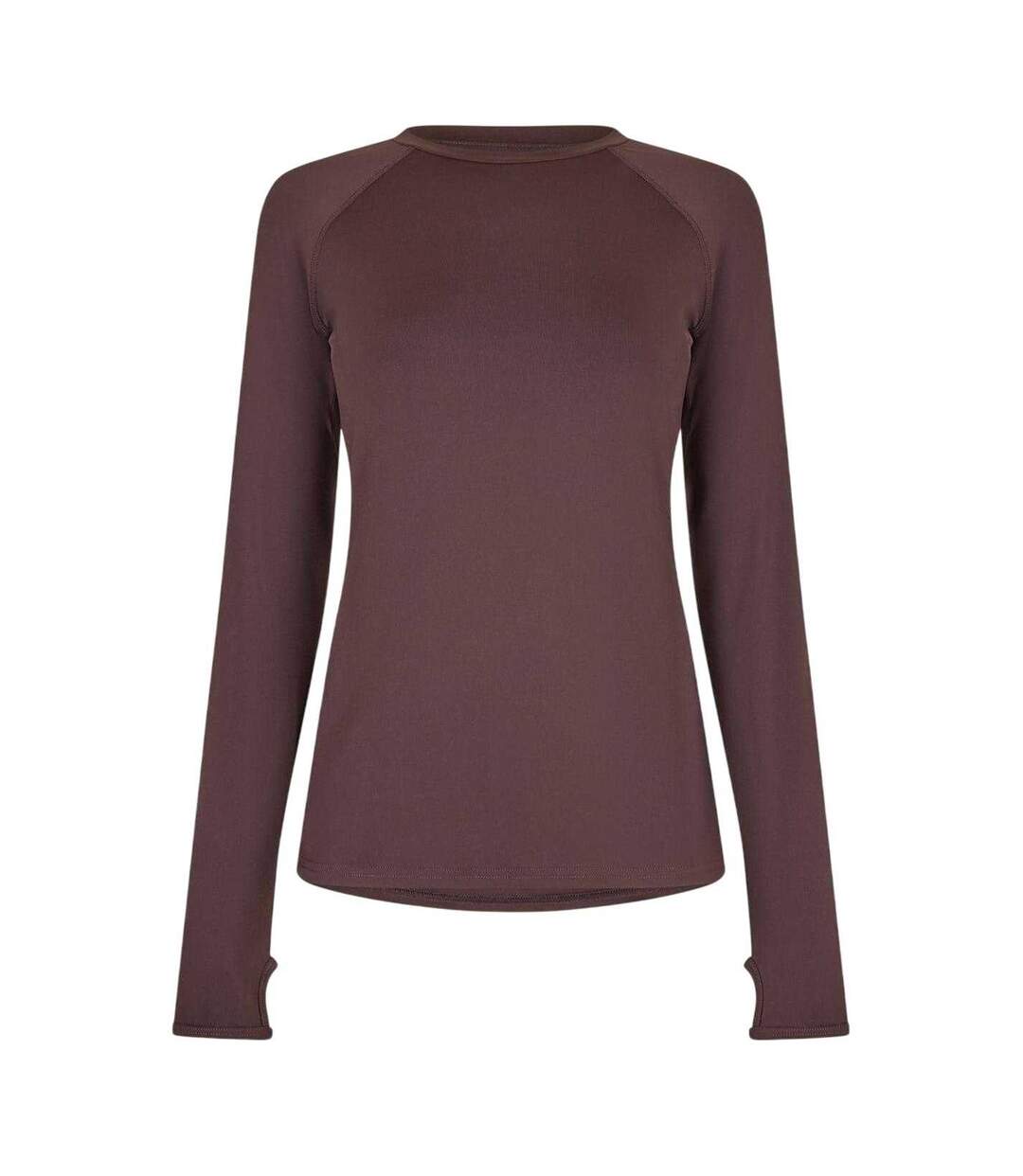 Haut Manches Longues Femme Marron USA Pro-1