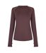 Haut Manches Longues Femme Marron USA Pro-1