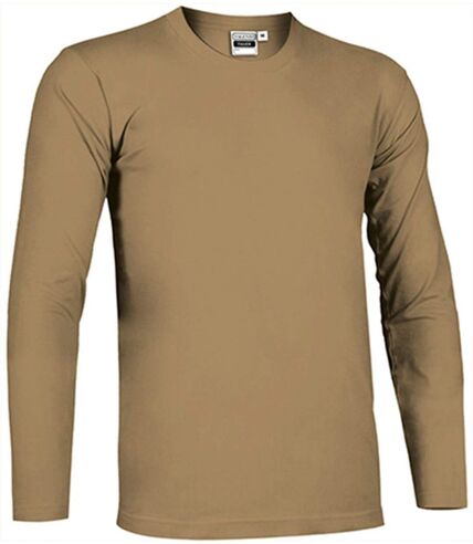 T-shirt manches longues - Unisexe - TIGER - beige camel