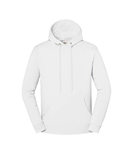 Unisex Adult Iconic Premium Hoodie White Fruit Of The Loom