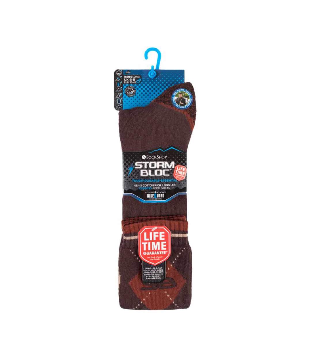Chaussettes de Randonnée Homme Coton Hautes-2