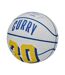 Mini Ballon De Basket Motif/style Nba Player Icon Stephen Curry Taille 3 Jaune Wilson-3