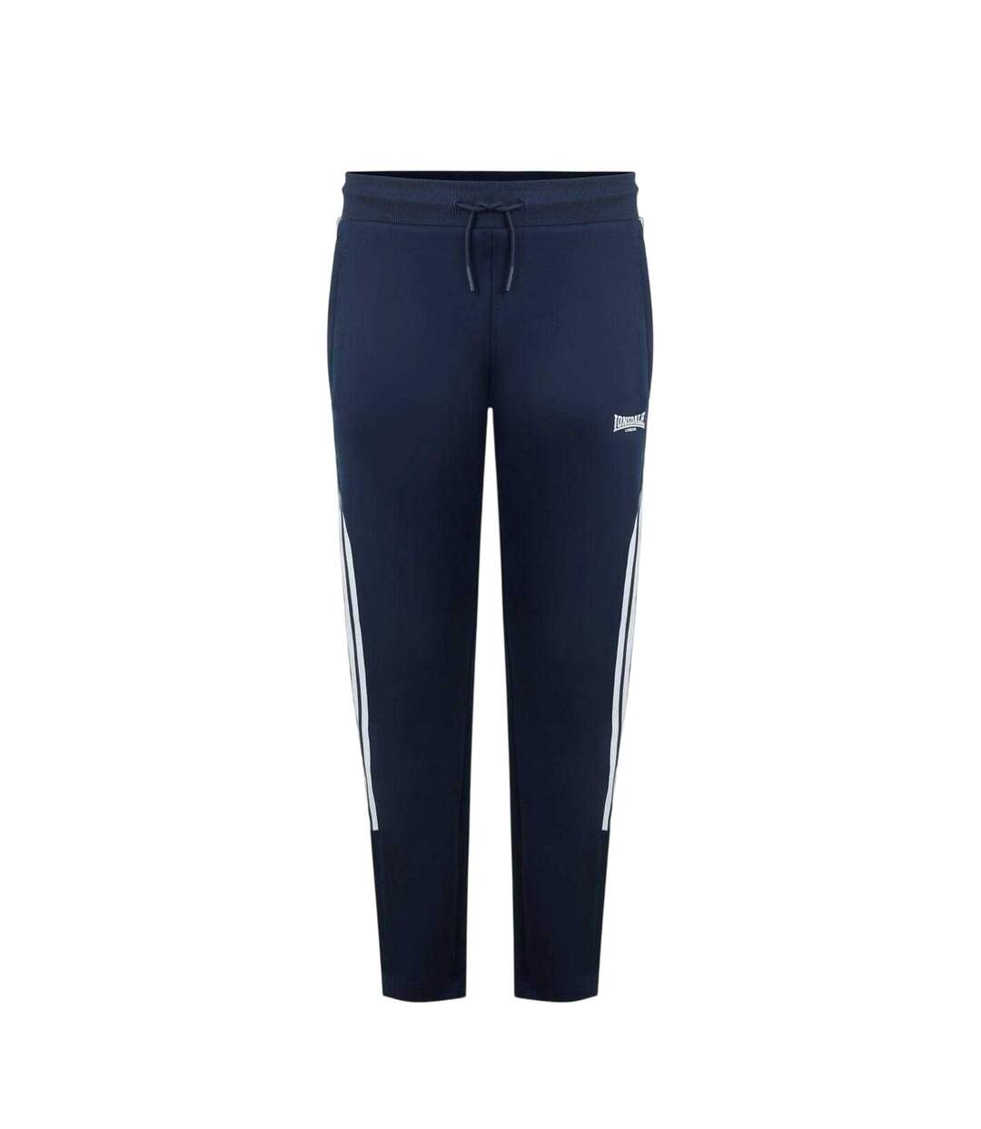 Pantalon De Jogging Motif/style À Rayures Homme Bleu Marine Lonsdale-1