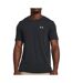 T-shirt noir homme under armour seamless-1