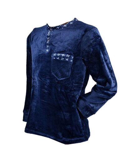 Pyjama Homme POLAIRE ECO 2540 MARINE