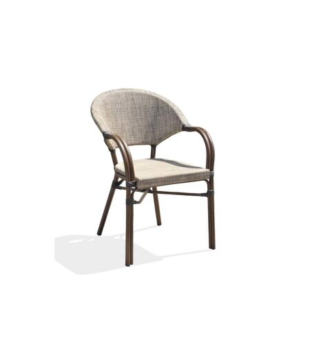 Fauteuil de Jardin Empilable Ushuaia 85cm Marron