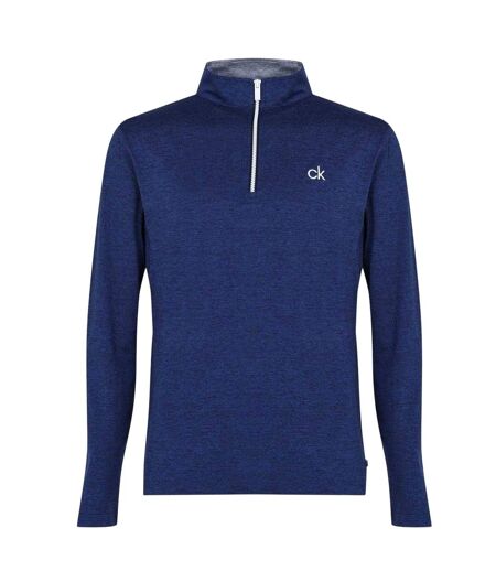 Sweat Golf Albany Homme Bleu Marine Chiné Calvin Klein