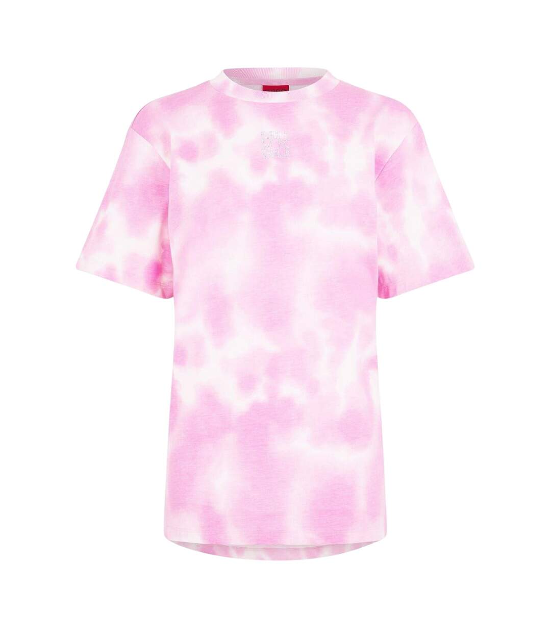 T-shirt Motif/style Tie-dye Femme Rose Moyen Hugo-2