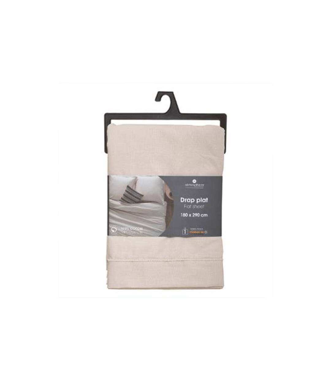 Drap Plat Intérieur 240x290cm Lin-3