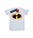 Disney Womens/Ladies The Incredibles Costume Logo Cotton Boyfriend T-Shirt (Blanc) - UTBI48837-1