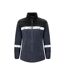 Womens/ladies Progression Full Zip Fleece Jacket Navy Black Projob-1