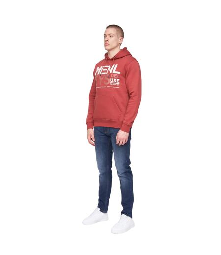 Sweat à capuche classhen homme rouge foncé Henleys