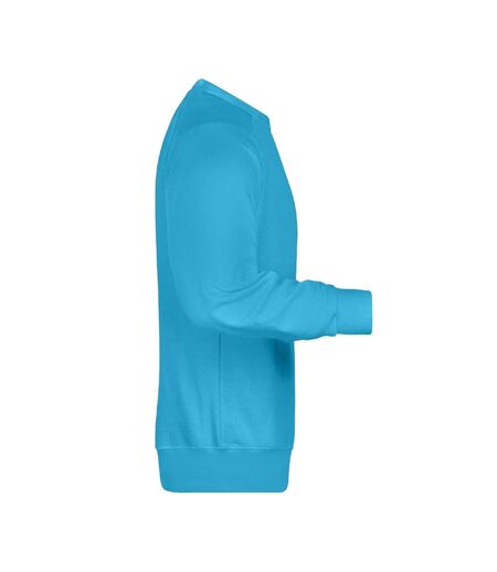 Sweat Homme Turquoise Vif James And Nicholson