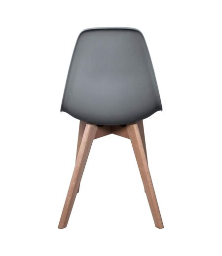 2 Chaises design scandinave à coque Holga