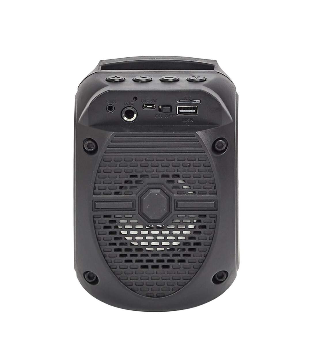 Enceinte Sans Fil Karaoké & Micro 15cm Noir-4
