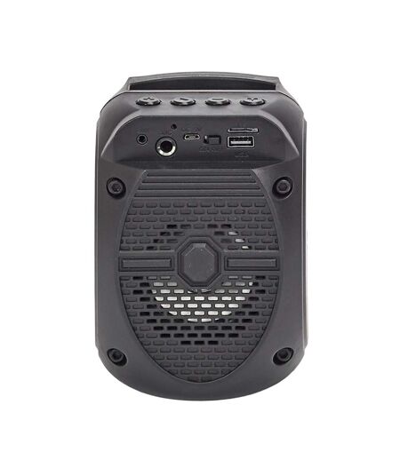 Enceinte Sans Fil Karaoké & Micro 15cm Noir