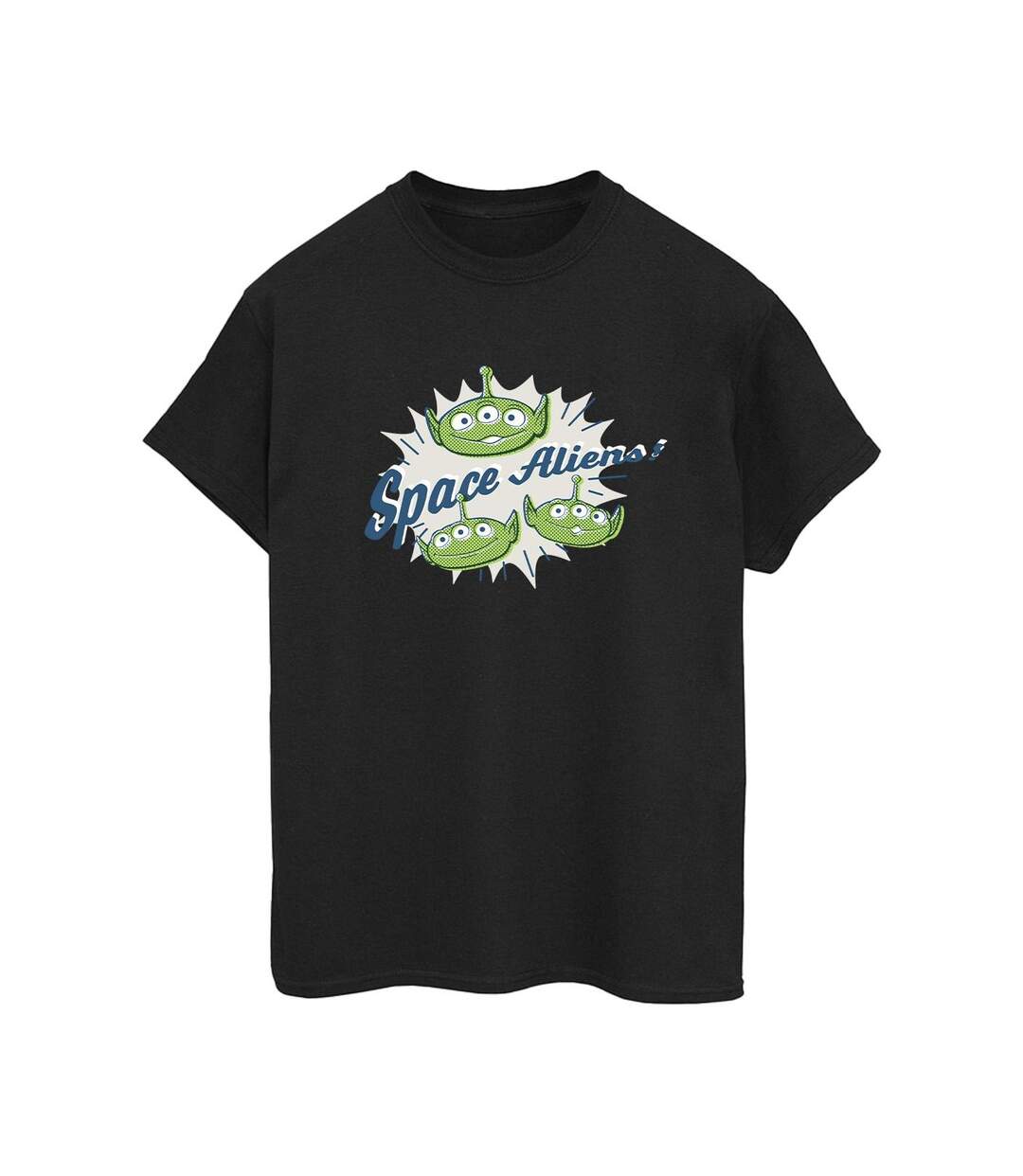 Disney Womens/Ladies Toy Story Aliens Cotton Boyfriend T-Shirt (Noir) - UTBI46926-1